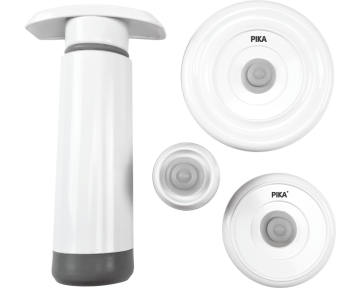 PIKA - ruční vakuovací pumpa + 2 víčka +zátka na víno