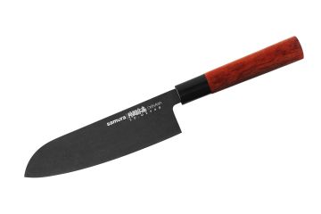 SAMURA - OKINAWA Nůž Stonewash Santoku 17,5 cm